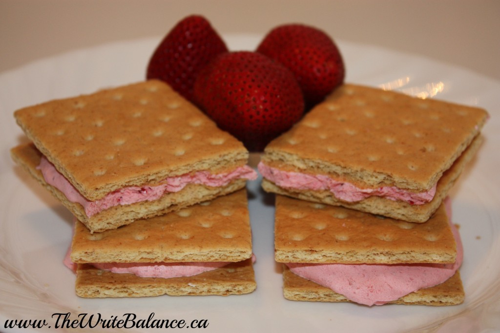 Strawberry Ice Cream Sandwiches