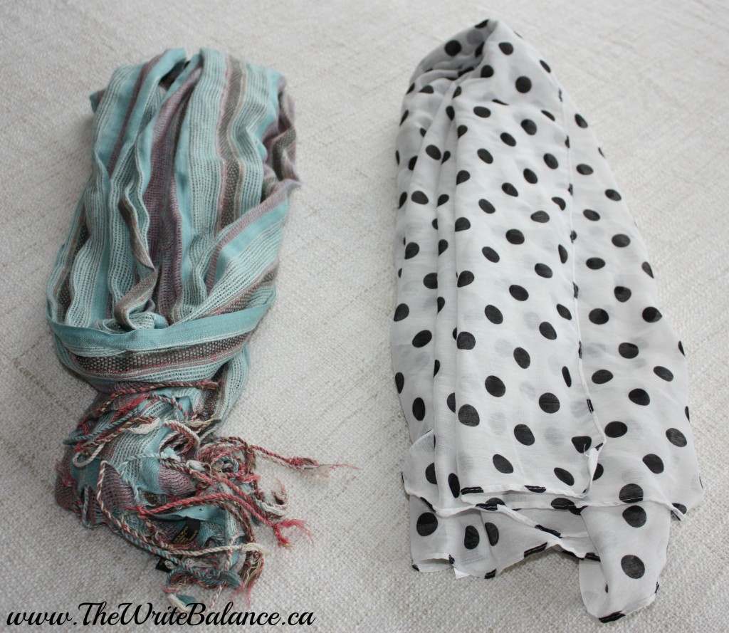 2 scarves for DIY