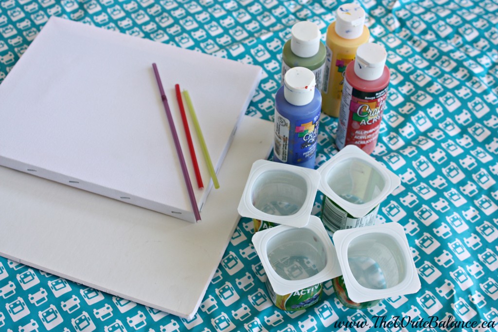 straw painting supplies