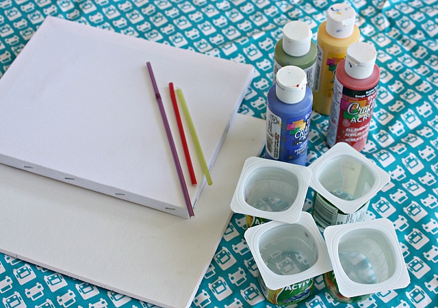 straw painting supplies 1