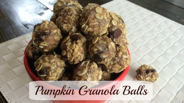 pumpkin granola balls feature