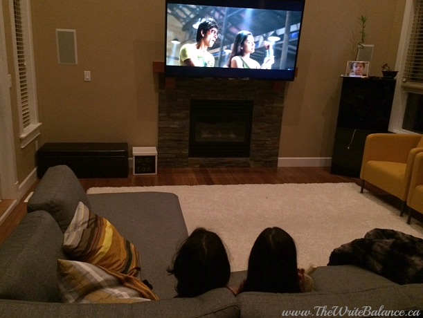 kids watching Bollywood movie