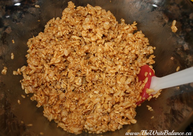 rice snack bars mixture