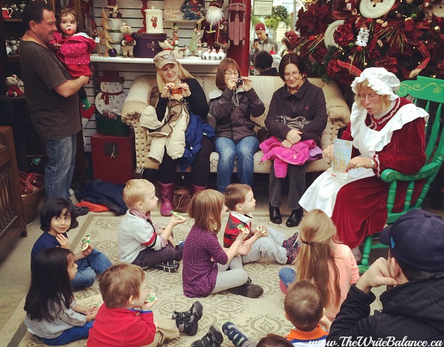 Story time with Mrs Claus