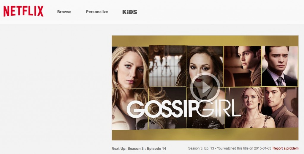 Gossip Girl on Netflix