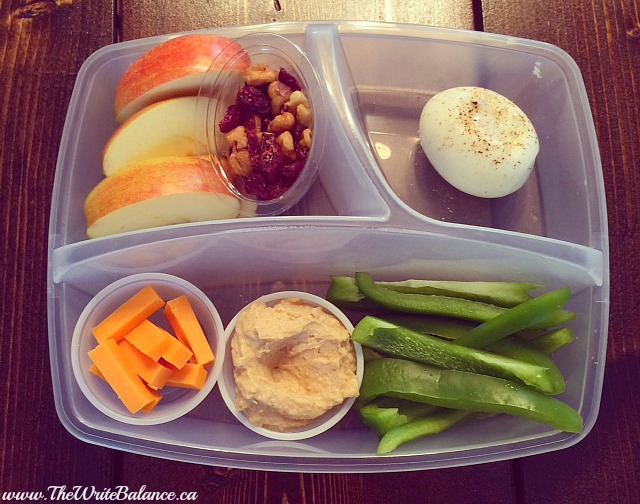 homemade protein lunch box