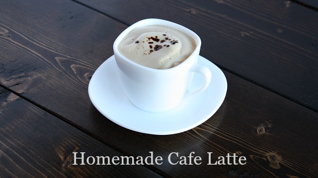 Homemade Cafe Latte feature