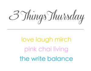 3 Things Thursday Badge