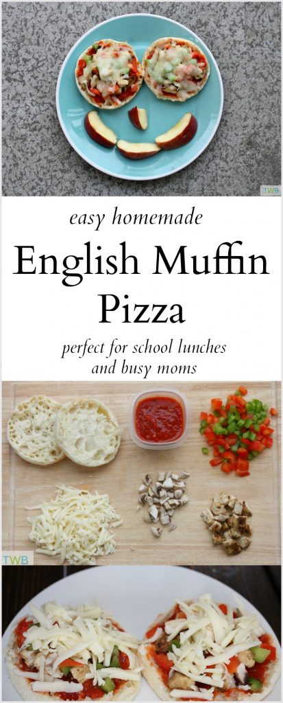 Easy English Muffin Pizza for lunch