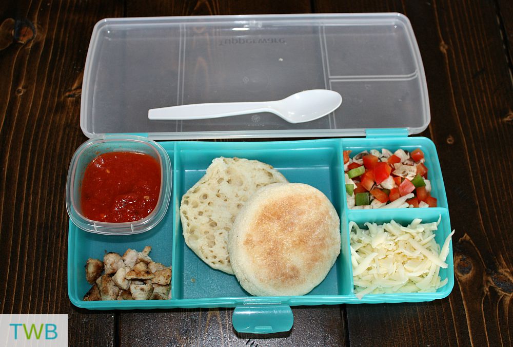 make your own pizza in a lunch box