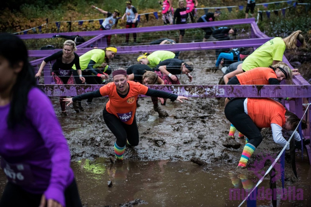 Mudderella 2015 - barbed wire obstacle