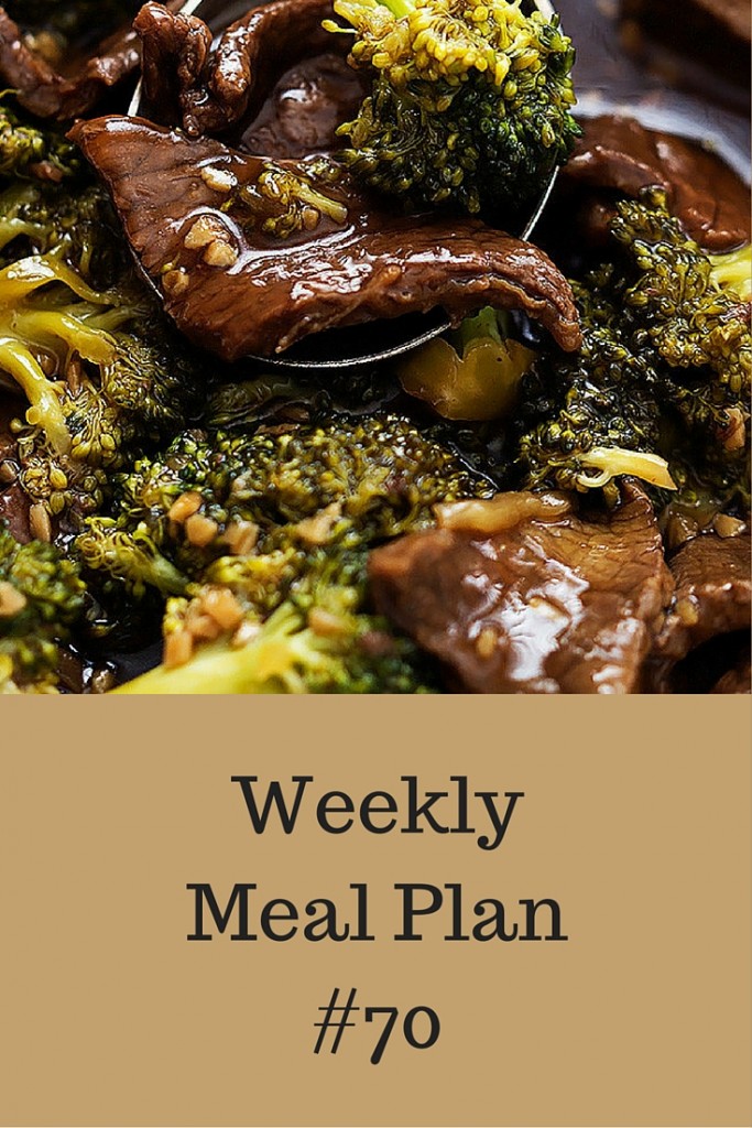 Weekly Meal Plan #70