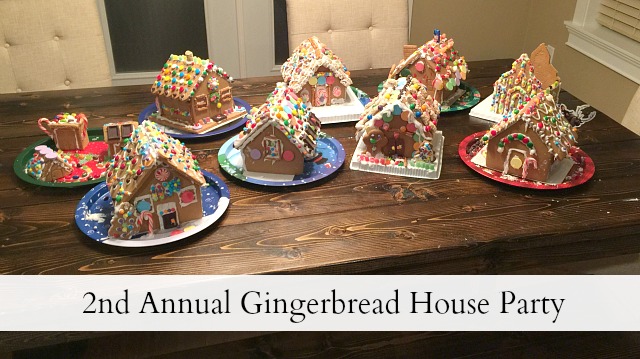 2nd annual gingerbread house party - feature
