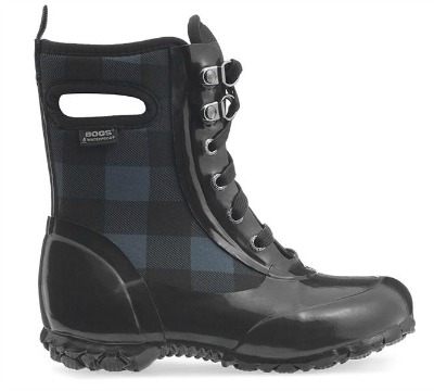 Sidney Lace Plaid Boots - $100