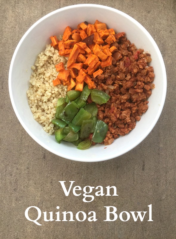 Quinoa Bowl with Veggie Ground - Pinterest
