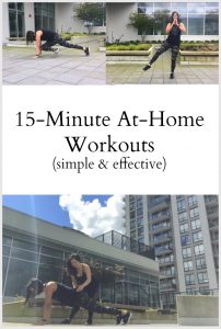 15 minute At-Home Workouts
