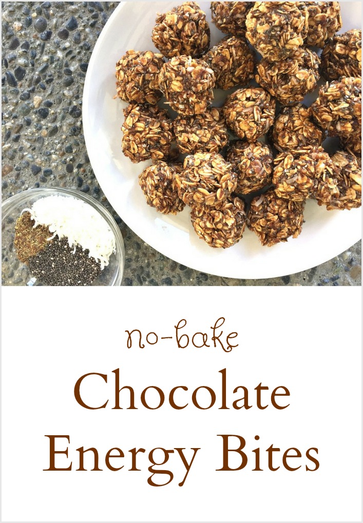 no bake Chocolate Energy Bites