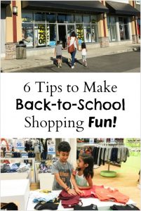 6 Tips to Make Back to School Shopping Fun!