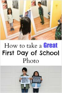 Tips for Taking Great First Day of School Photos