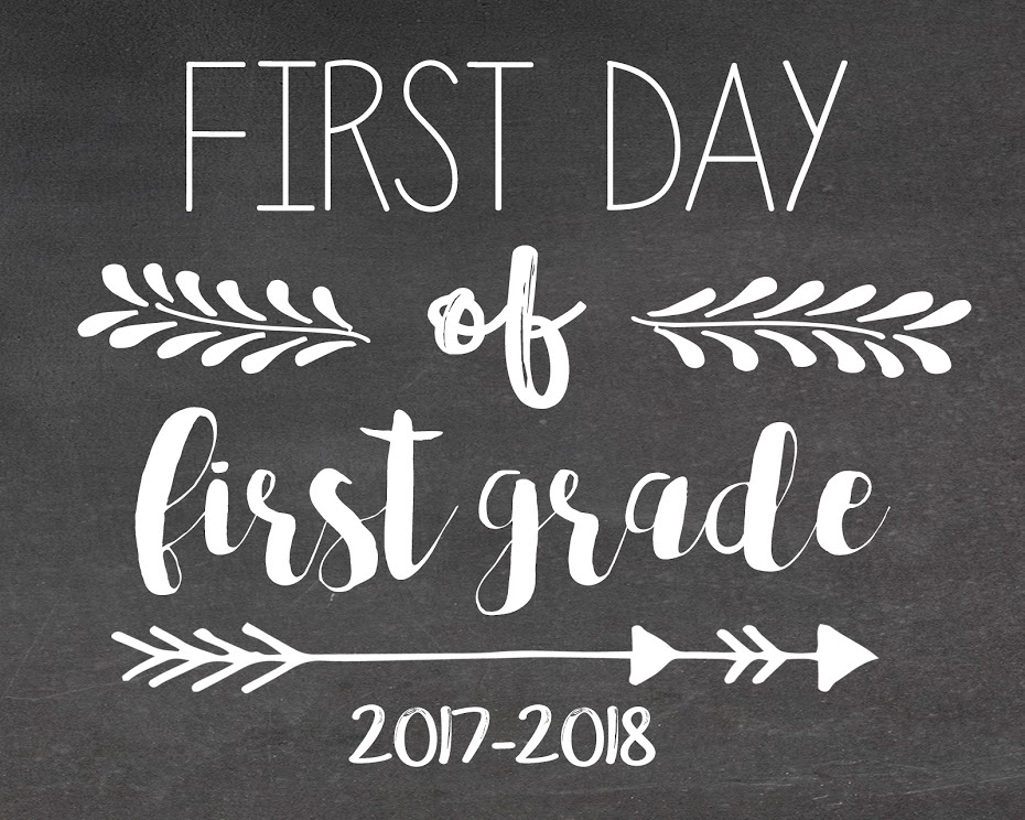5 First Day of School Printable Sign Options