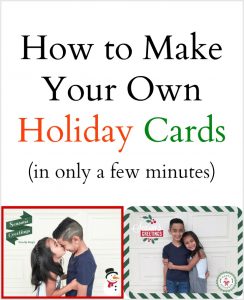 DIY Family Holiday Cards