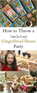 How to Throw a Gingerbread House Party